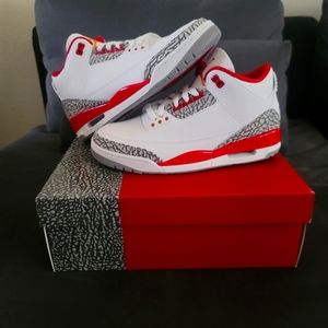 Sold🙏Jordan 3 retro "Cardinal red"